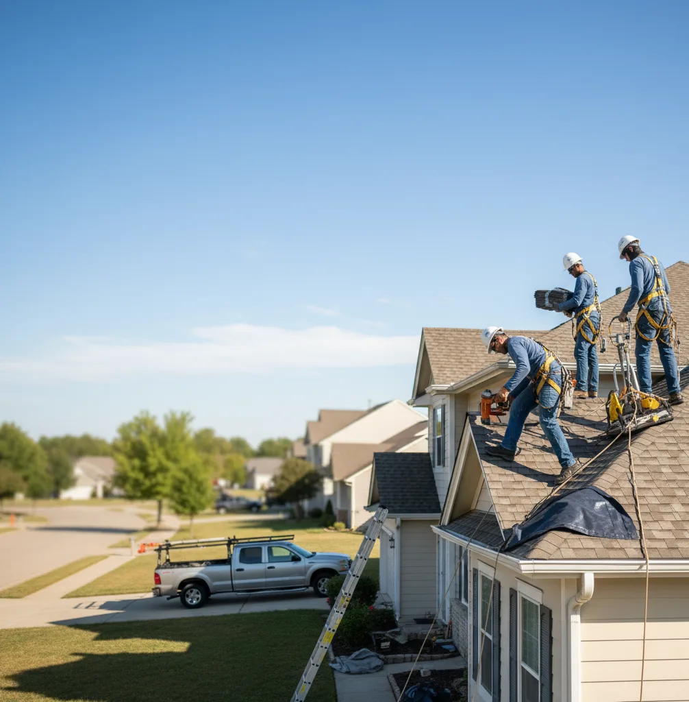 Roof Repair in Center Sandwich